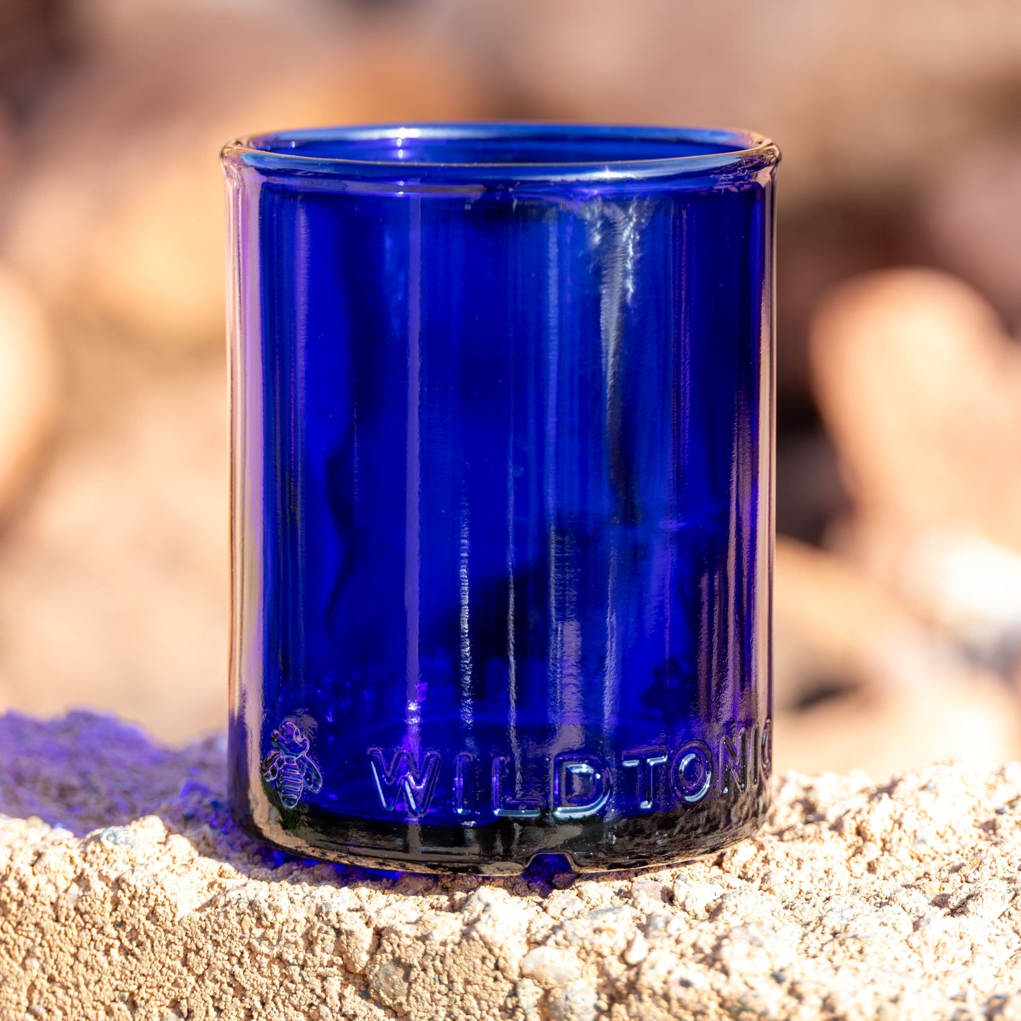 Wild Tonic Cobalt Blue Tumbler Beverage Glasses