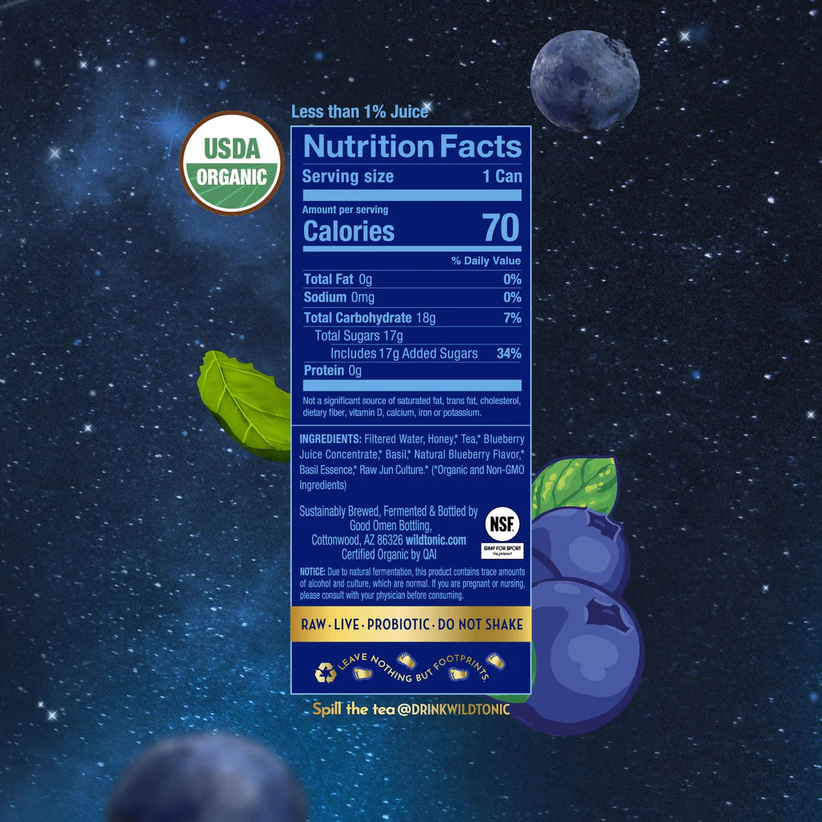 Blueberry Basil 6-Pack